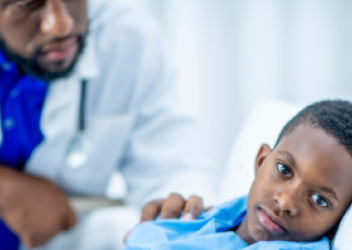 doctor and young boy patient